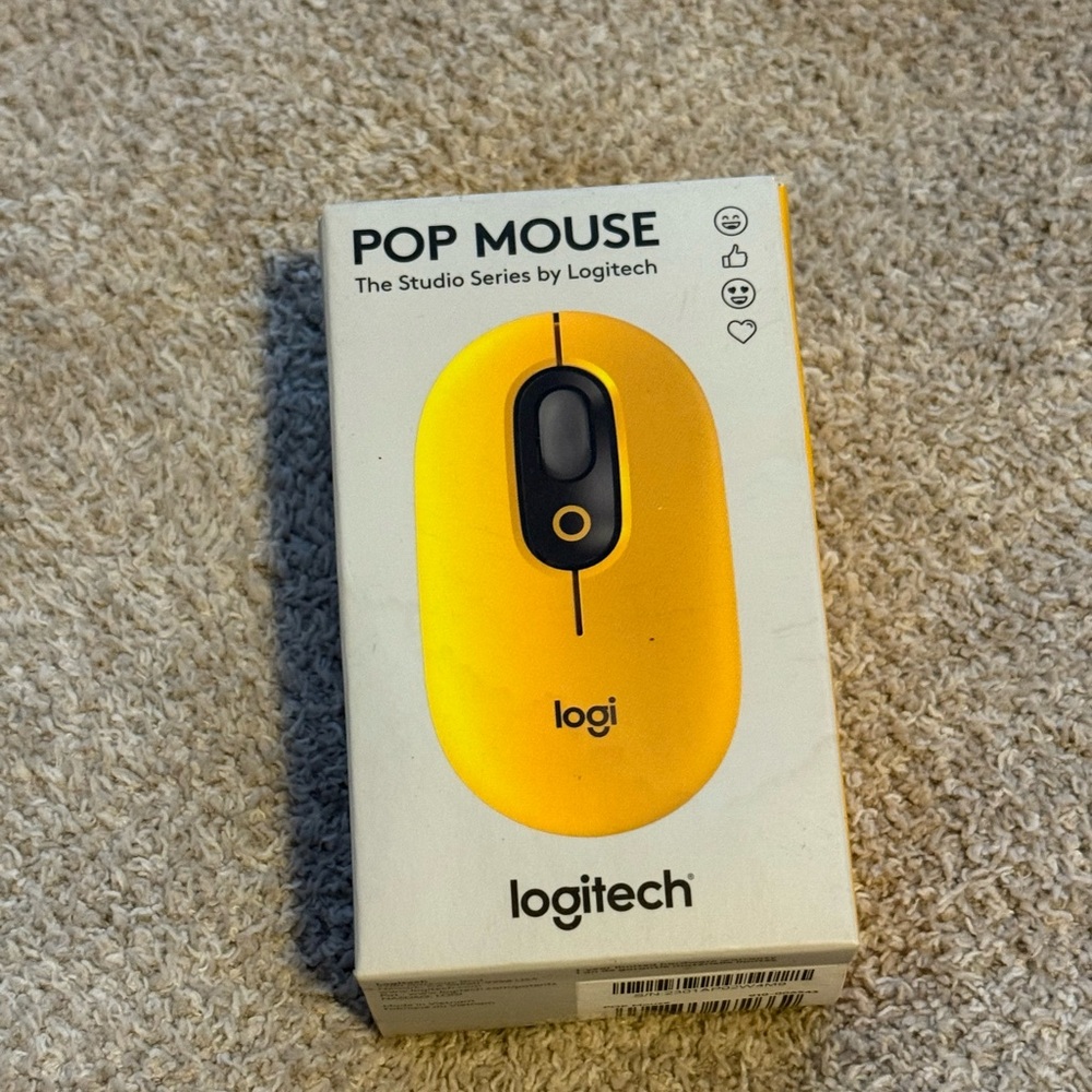 Logitech Pop Mouse - Bright Yellow